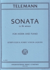ソナタ・変ロ短調 （テレマン）（ホルン+ピアノ）【Sonata in B flat minor】