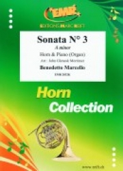 ソナタ・3番・イ短調（ベネデット・マルチェッロ）（ホルン+ピアノ）【Sonata No. 3 in A minor】