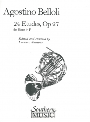 24のエチュード（アゴスティーノ・ベッローリ）（ホルン）【24 Etudes】