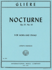 ノクターン・Op.35・第10番（レインゴリト・グリエール）（ホルン+ピアノ）【Nocturne Op 35 #10】