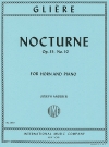 ノクターン・Op.35・第10番（レインゴリト・グリエール）（ホルン+ピアノ）【Nocturne Op 35 #10】