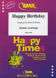 ハッピー・バースデイ（デニス・アーミテージ）（ホルン+ピアノ）【Happy Birthday】