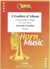 2つのアルバムの綴り（アレクサンドル・スクリャービン）（ホルン+ピアノ）【2 Feuillets d'Album】
