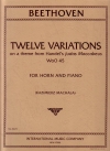 ヘンデルの「ユダ マカベウス」の主題による12の変奏曲（ベートーヴェン）（ホルン+ピアノ）【12 Variations on a Theme】