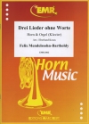 無言歌集（フェリックス・メンデルスゾーン）（ホルン+ピアノ）【Drei Lieder ohne Worte】