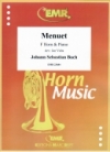 メヌエット（バッハ）（ホルン+ピアノ）【Menuet】