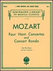 4つのホルン協奏曲と演奏会用ロンド（モーツァルト）（ホルン+ピアノ）【4 Horn Concertos and Concert Rondo】