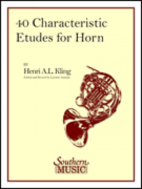40の性格的エチュード ヘンリ クリング ホルン 40 Characteristic Etudes 吹奏楽の楽譜販売はミュージックエイト