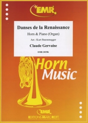 ルネッサンス・ダンス（クロード・ジェルヴェーズ）（ホルン+ピアノ）【Danses de la Renaissance】