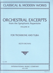 オーケストラより抜粋・Volume 3（トロンボーン+テューバ）【Orchestral Excerpts: Volume III】