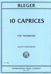 10の奇想曲  (ミシェル・ブレガー)（トロンボーン）【10 Caprices】