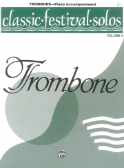 クラシック・フェスティバル・ソロ曲集・Vol.2【Classic Festival Solos (Trombone) Volume 2 Piano Acc.】