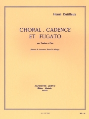 コーラル・カデンツとフーガ（アンリ・デュティユー）（トロンボーン+ピアノ）【Choral Cadence Et Fugato】