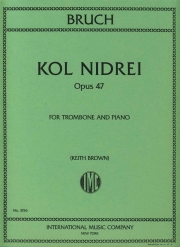 コル・ニドライ・作品47（マックス・ブルッフ）（トロンボーン+ピアノ）【Kol Nidrei, Opus 47】