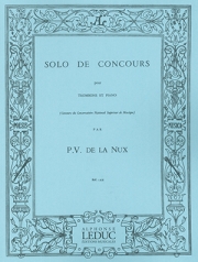 コンサート・ソロ（Paul Véronge de la Nux）（トロンボーン+ピアノ）【Solo De Concours】
