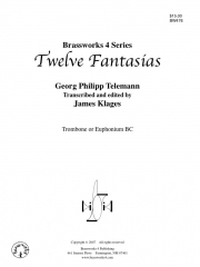 12の幻想曲 （テレマン）（トロンボーン）【12 Fantasias】