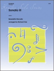 ソナタⅢ（アレッサンドロ・マルチェッロ）（トロンボーン+ピアノ）【Sonata III】