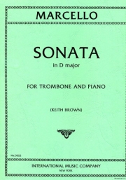 ソナタ・二長調（ベネデット・マルチェッロ）（トロンボーン+ピアノ）【Sonata in D major】