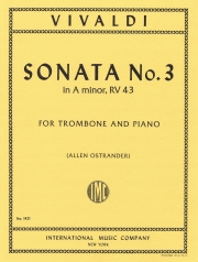 ソナタ・No.3・イ長調・RV 43（アントニオ・ヴィヴァルディ）（トロンボーン+ピアノ）【Sonata No. 3 in A minor, RV 43】