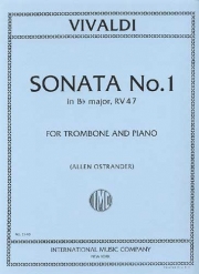 ソナタ・No.1・変ロ長調・RV 47（アントニオ・ヴィヴァルディ）（トロンボーン+ピアノ）【Sonata No.1 in B flat major RV 47】
