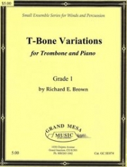 Tボーン変奏曲（リチャード・ブラウン）（トロンボーン+ピアノ）【T-Bone Variations】