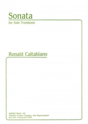 トロンボーンのためのソナタ（ロナルド・カルタビアーノ）（トロンボーン）【Sonata For Solo Trombone】