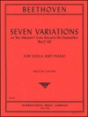 モーツァルトの『魔笛』の「恋を知る男たちは」の主題による7つの変奏曲【Seven Variations on a Theme Bei Mannern】