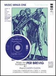 ビギニング・トロンボーン・ソロ曲集・Vol. 1（トロンボーン）【Beginning Trombone Solos – Volume 1・Music Minus One】