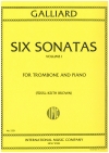 ６つのソナタ・Vol.1（ヨハン・アーンスト・ガリアード）（トロンボーン+ピアノ）【6 Sonatas Vol.1(for Trombone&Piano)】