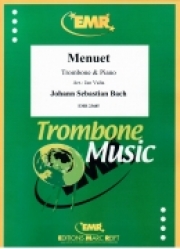 メヌエット（バッハ）（トロンボーン+ピアノ）【Menuet】