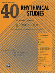 リズミカル・スタディーズ・40（グローヴァー・C・ヤウス）（トロンボーン）【40 Rhythmical Studies】