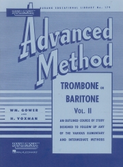 ルバンク上級トロンボーン教本・Vol.2（トロンボーン）【Rubank Advanced Method – Trombone or Baritone Vol. 2】