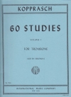 60の練習曲・Volume 1（ゲオルク・コップラッシュ）（トロンボーン）【Sixty Studies: Volume I】