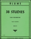 36の練習曲・Volume 3  (オスカー・ブルーム)（トロンボーン）【36 Studies: Volume III】