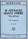 36のレガート練習曲・上級（マルコ・ボルドーニ）（トロンボーン）【36 Advanced Legato Studies】