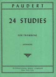 24の練習曲（エルンスト・パウデルト）（トロンボーン）【24 Studies】