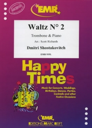 ワルツ・2番（ドミートリイ・ショスタコーヴィチ）（トロンボーン+ピアノ）【Waltz No. 2】
