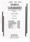 「サラバンド・ヘ短調」協奏曲より (ヘンデル)（バストロンボーン+ピアノ）【Sarabande From Concerto In F Minor】