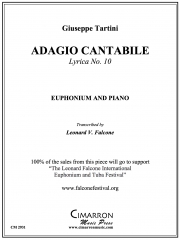 アダージョとカンタービレ（ジュゼッペ・タルティーニ）（ユーフォニアム+ピアノ）【Adagio Cantabile】