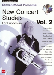 新しい演奏会用練習曲 第2巻・For・T.C.（ユーフォニアム）【New Concert Studies for Euphonium　Vol.2　For　T.C.】