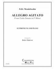 アレグロ・アジタート・ヘ短調（フェリックス・メンデルスゾーン）（ユーフォニアム+ピアノ）【Allegro Agitato in F Minor】