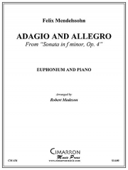 ヴァイオリン・ソナタ・ヘ短調・Op.4（フェリックス・メンデルスゾーン）（ユーフォニアム+ピアノ）【Violin Sonata in F Min. Op. 4】