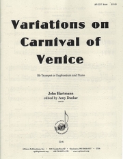 ヴェニスの謝肉祭による変奏曲（ジョン・ハルトマン）（ユーフォニアム+ピアノ）【Variations on Carnival of Venice】