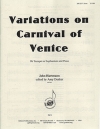 ヴェニスの謝肉祭による変奏曲（ジョン・ハルトマン）（ユーフォニアム+ピアノ）【Variations on Carnival of Venice】
