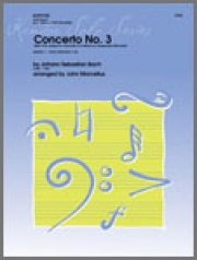 協奏曲・第3番（バッハ）（ユーフォニアム+ピアノ）【Concerto No. 3  (BWV 974, based on Concerto In D Minor )】
