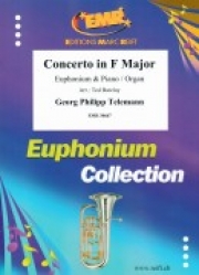 協奏曲・ヘ長調 （テレマン）（ユーフォニアム+ピアノ）【Concerto in F Major】