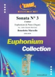 ソナタ・3番・イ短調（ベネデット・マルチェッロ）（ユーフォニアム+ピアノ）【Sonata No. 3 in A minor】