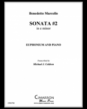 ソナタ・No.2・ホ短調（ベネデット・マルチェッロ）（ユーフォニアム+ピアノ）【Sonata #2 in e minor】