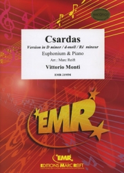 チャルダッシュ・ニ短調（ヴィットリオ・モンティ）（ユーフォニアム+ピアノ）【Csardas　 in Ｄ　Minor】