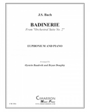バディネリ（バッハ）（ユーフォニアム+ピアノ）【Badinerie】